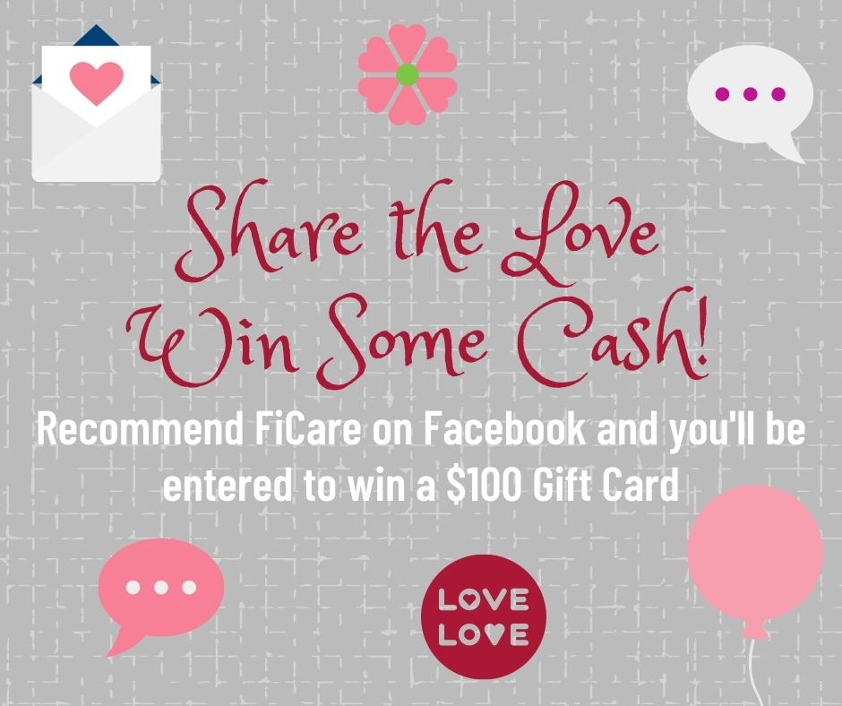 Share The Love Sweepstakes FiCare Federal Credit Union